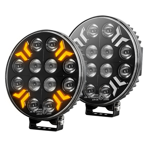 Round led light white - 7",