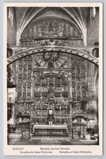 s22876 Retablo de San Nicolas Burgos  Spain  RP postcard