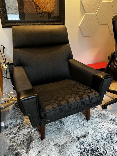 Vintage black cocktail chair - vintage,