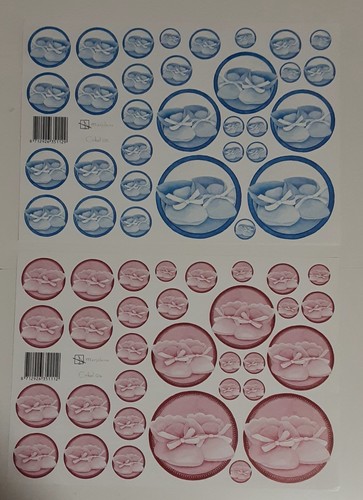 Die cut decoupage - cut, 2x
