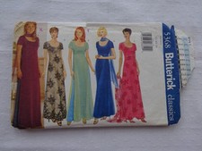 BUTTERICK 5368  LADIES DRESS  SEWING PATTERN   MULTI  SIZE   12-14-16