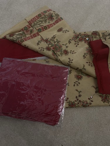 New unstitched punjabi suit - new,