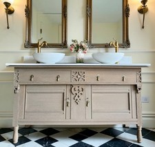 Heritage oak Vanity Sink unit