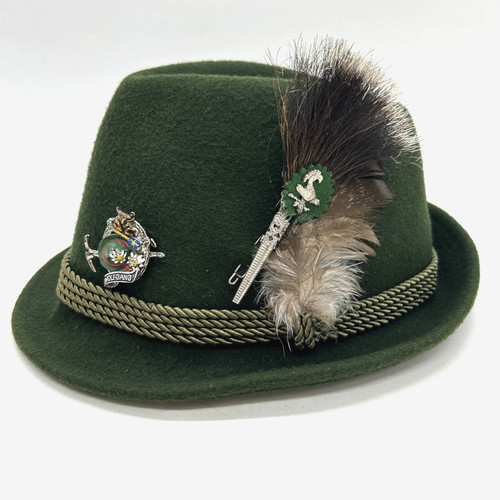 Austrian tyrol hat - green, felt