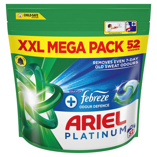 Ariel platinum pods washing - ariel,