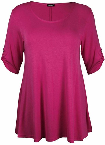 Ladies short turn sleeves - short,