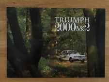 Triumph 2000 MK2 Brochure 1969