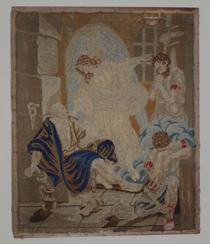 C19th berlin woolwork - berlin, st