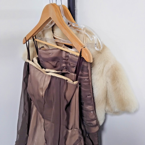 Brown bridesmaids gown dress - bridesmaids,