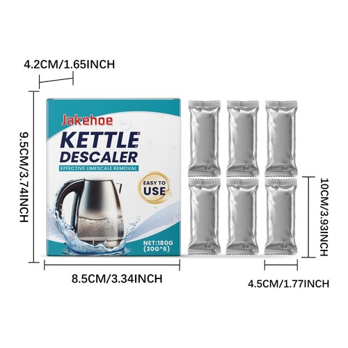 Descaler powder packets of - descaler, 6