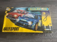Scalextric Rally Sport Boxed Working Complete. Subaru Mitsubishi 2001. Collector
