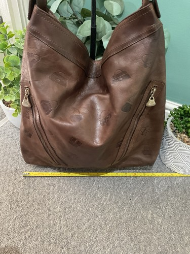 Italian leather embossed - italian, tote