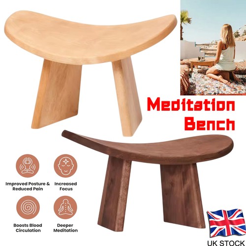 Wood meditation stool yoga - meditation,