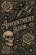 Appointment Book (Tattoo Parlour Style) - A4 101 Pages