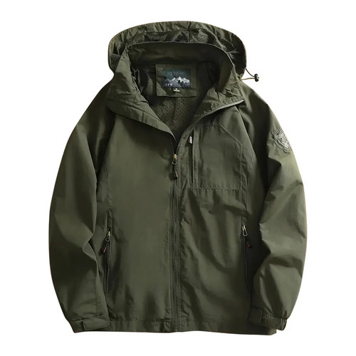 Waterproof hooded jacket men - hooded,