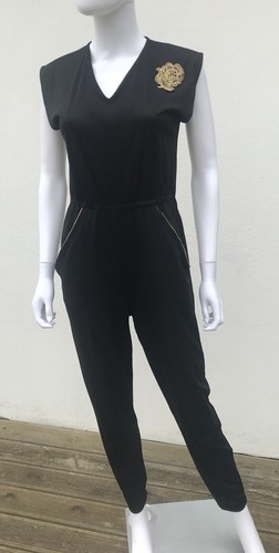 Vintage 70s black - black, poly