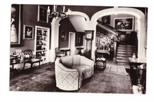 REAL PHOTO Postcard The Front Hall Melbourne Hall Derbyshire England 