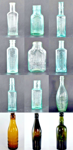 Antique advertising empty beer - empty,