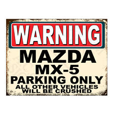 Metal Tin Sign Plaque Warning