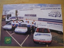 DAGENHAM MOTORSPORT FORD MONDEO EUROCAR BARRY LEE 1994 ADVERT A4 FILE 30