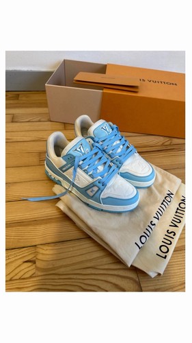 Louis vuitton trainer low - vuitton, blue