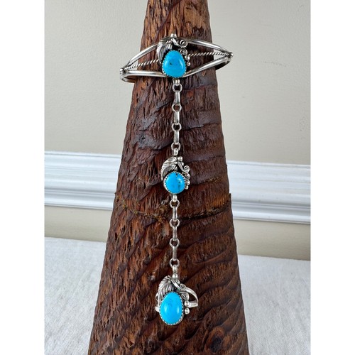 Sterling silver turquoise - silver,