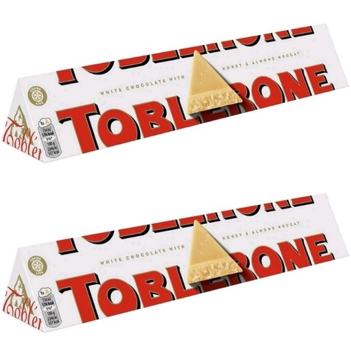 Toblerone white chocolate - toblerone,