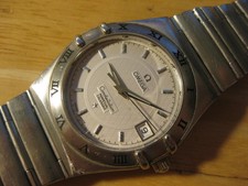 OMEGA CONSTELLATION QUARTZ PERPETUAL CALENDAR MENS WATCH VGC PROJECT 396.1202