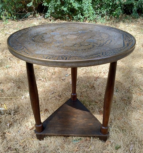 Vintage chinese brass - chinese, topped