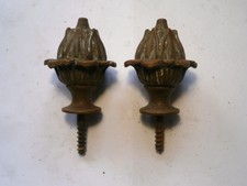 2 small brass bracket clock