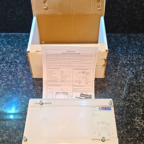 Proteus ehc3 heating contactor - heating,