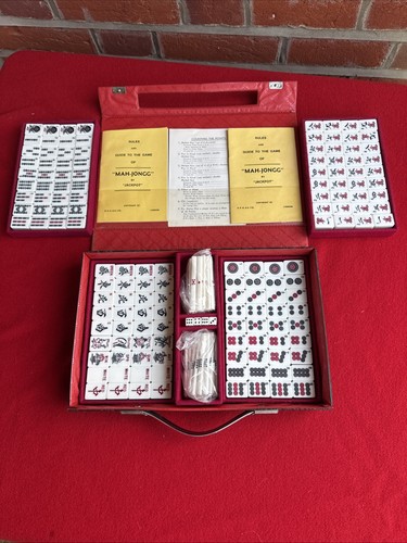 Mahjong set 144 bamboo - mahjong,