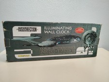 Star Trek Illuminating Rare Wall Clock 1998 U.S.S. Enterprise 1701 Wesco 19"