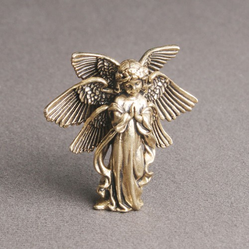Solid brass angel - solid, figurine