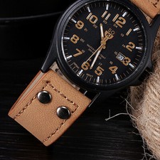 Men's Military Leather Date