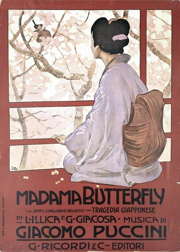 Vintage madam butterfly opera - vintage,