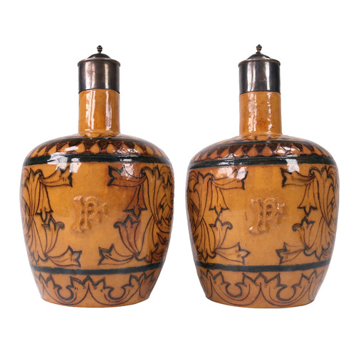 Arts crafts saltglaze decanter - arts,
