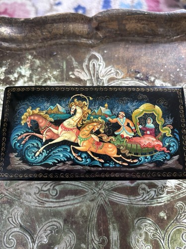 Hand painted russian - hand, mstera