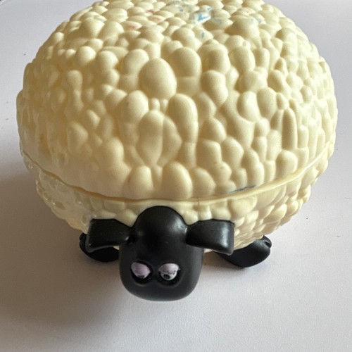 Plastic sheep toy figure - plastic,