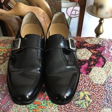 SAMUEL WINDSOR MONK STRAP MENS SHOES SIZE 9.5 - EUR 43.5 - US 11.5 - 