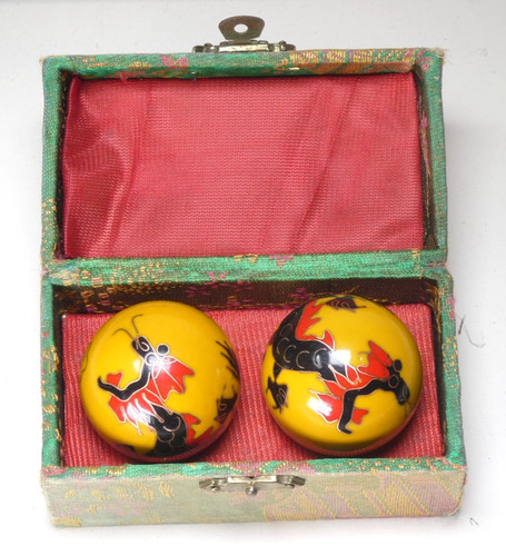 Pair chiming cloisonne - chiming,