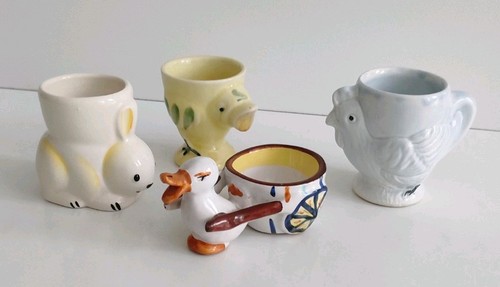 1950 60s egg cups - cups, x
