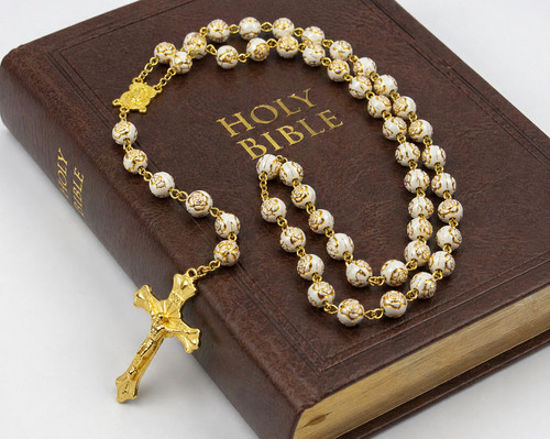Rose shape prayer - prayer, beads