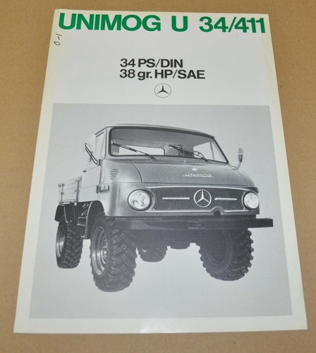 Mercedes benz unimog u34 - unimog, 411