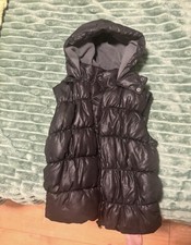 Next Girls Black Puffer Gilet