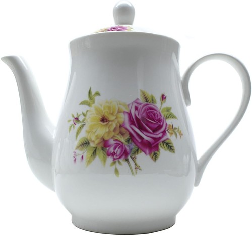 Porcelain teapot 4qt - porcelain, teapot,