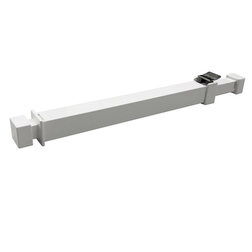 White ideal security sliding - security,