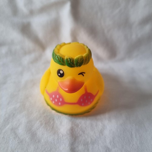 Yellow rubber duck leaf - duck,