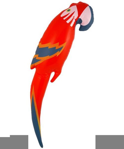 48cm inflatable blow red - 48cm,