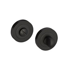 Matte Black Bathroom Lock